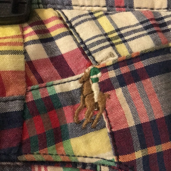 Ralph Lauren “Cut Off” Madras Shorts 36” BNWOT - Picture 4 of 5